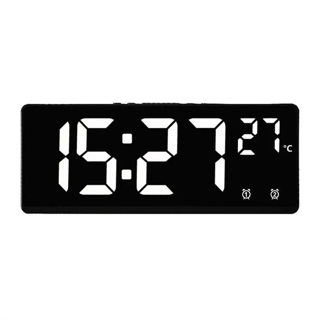 Digitale led wekker met thermometer