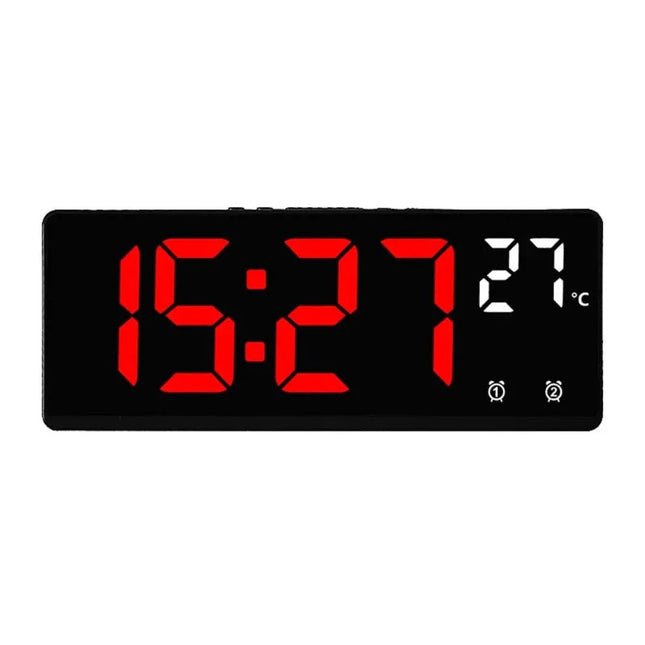 Digitale led wekker met thermometer