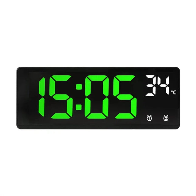 Digitale led wekker met thermometer