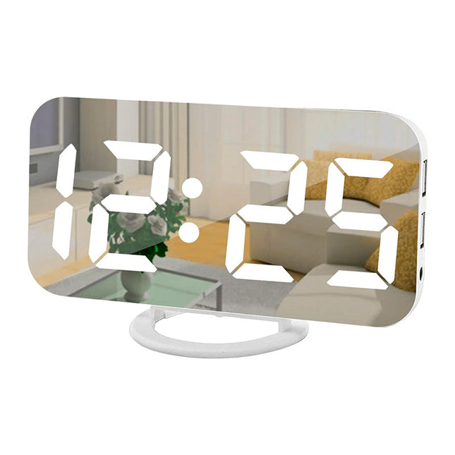 Spiegelwekker met externe trilschijf