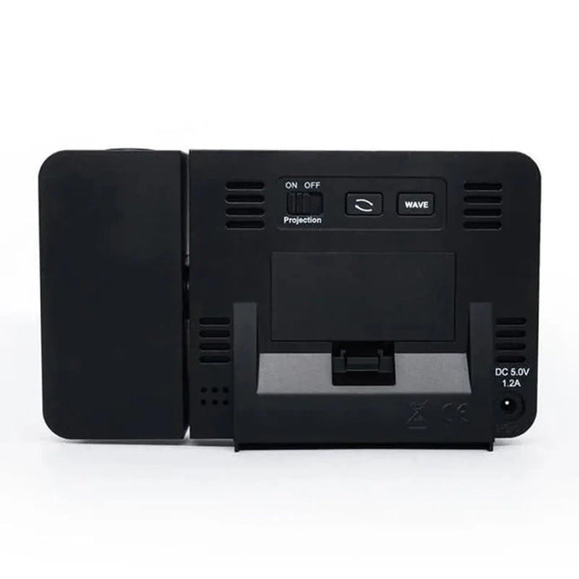 Digitale wekker met tijdprojectie plafond