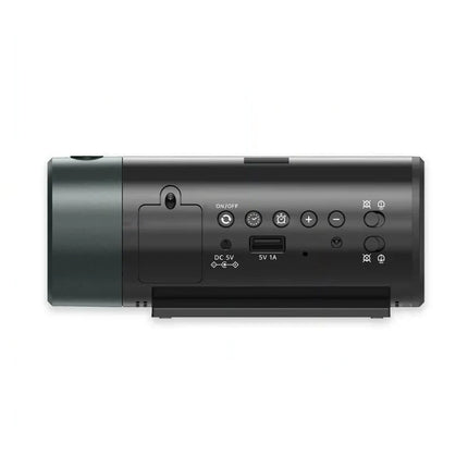 Moderne wekker met projectie op plafond