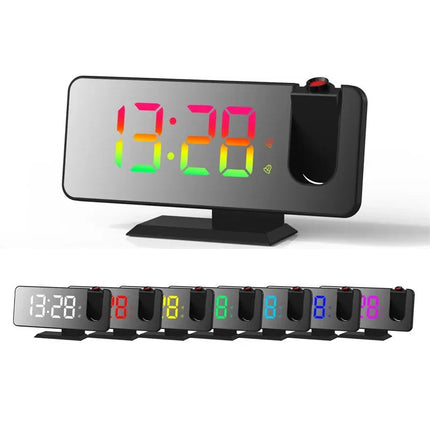 Spiegel projectiewekker op netstroom