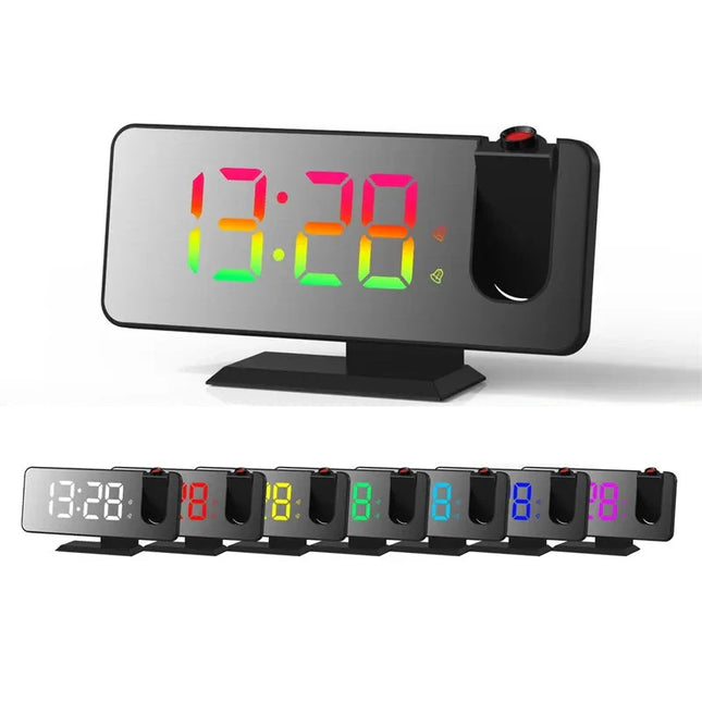 Spiegel projectiewekker op netstroom