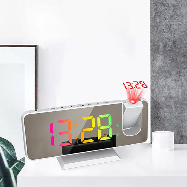 Spiegel projectiewekker op netstroom