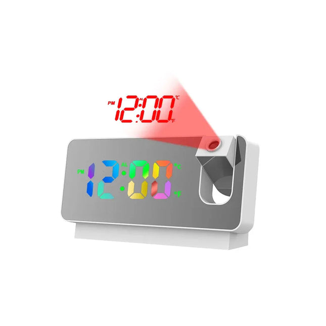 Digitale spiegelwekker met USB-oplader