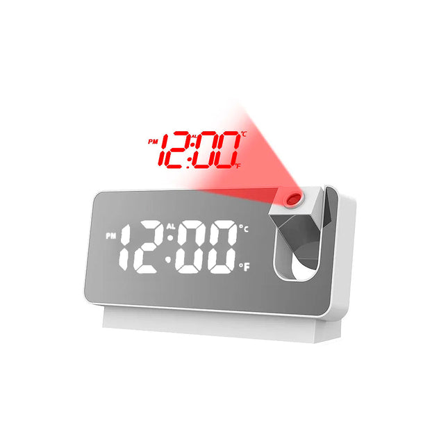 Digitale spiegelwekker met USB-oplader