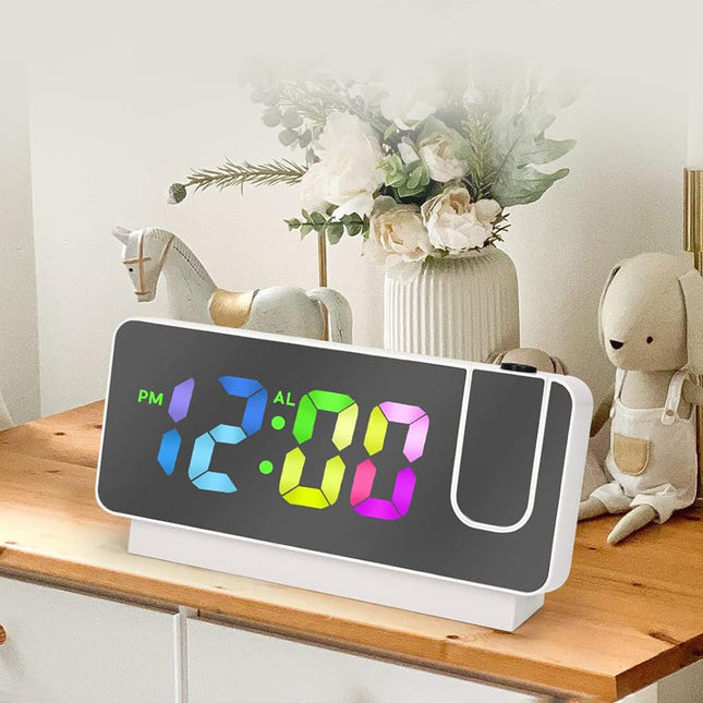 Digitale spiegelwekker met USB-oplader