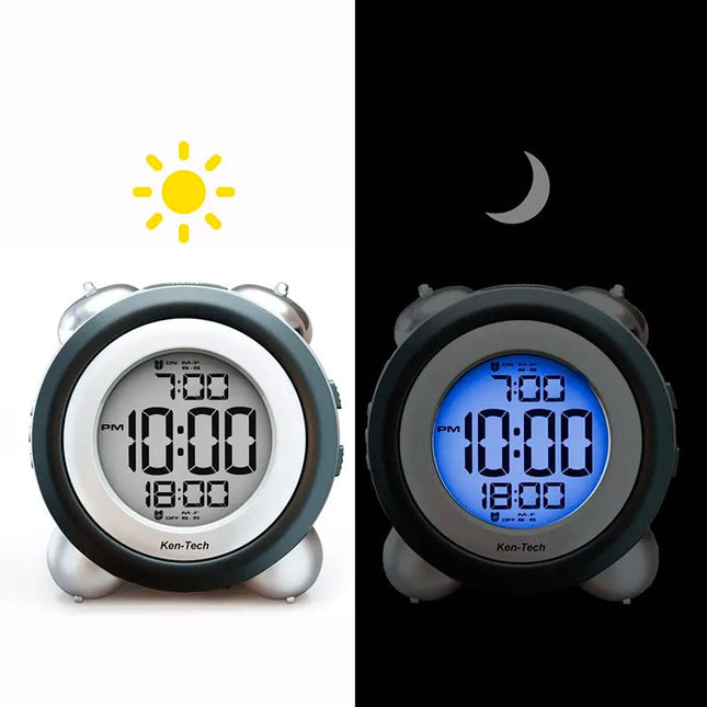 Wekker met extra luid alarm