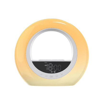 Wake-up light met dubbele alarmfunctie