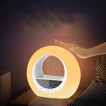 Wake-up light met dubbele alarmfunctie