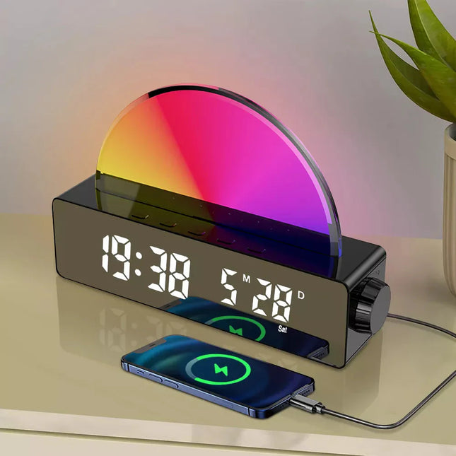 Wake-up light met zonsondergang simulatie