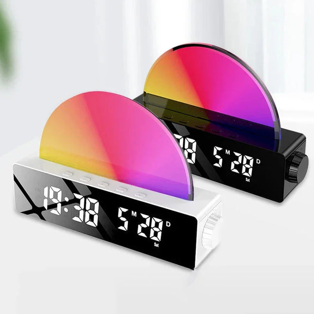 Wake-up light met zonsondergang simulatie