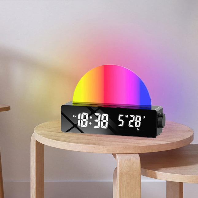 Wake-up light met zonsondergang simulatie
