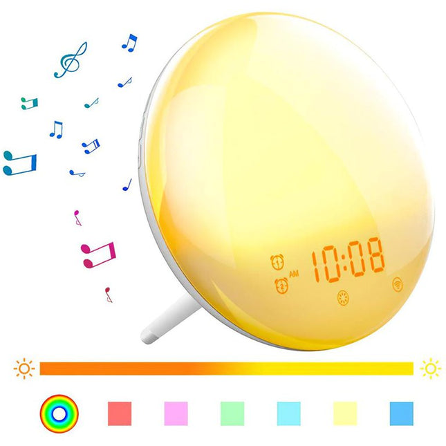 Zonsopgang simulator wekker met USB-poort