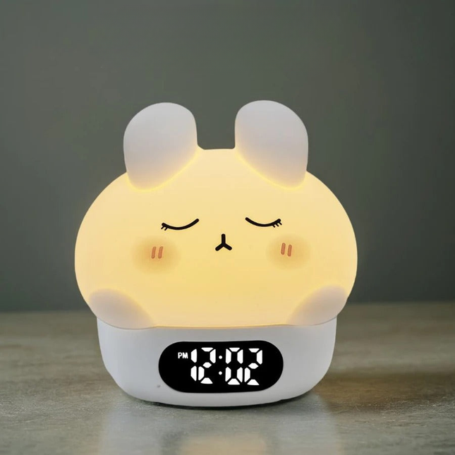 Baby nachtlampje met digitale wekker