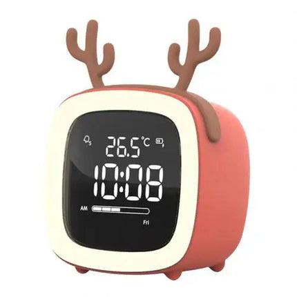 Kinderwekker hert met digitaal display
