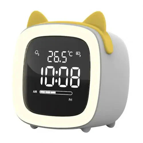 Leuke kattenwekker met nachtlampje functie