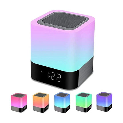 Wekker en nachtlamp met wisselende kleuren