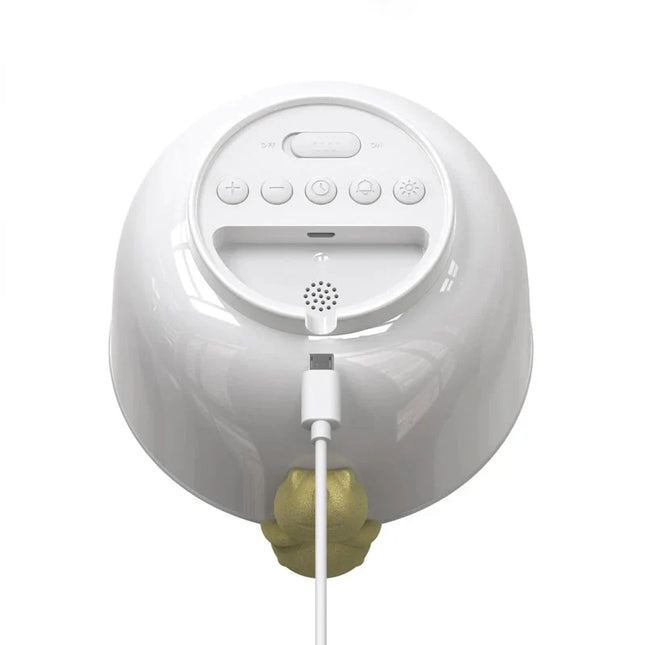 Moderne bedlamp met ingebouwde wekker