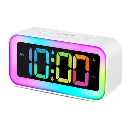 Digitale wekker met RGB nachtlamp