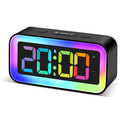 Digitale wekker met RGB nachtlamp