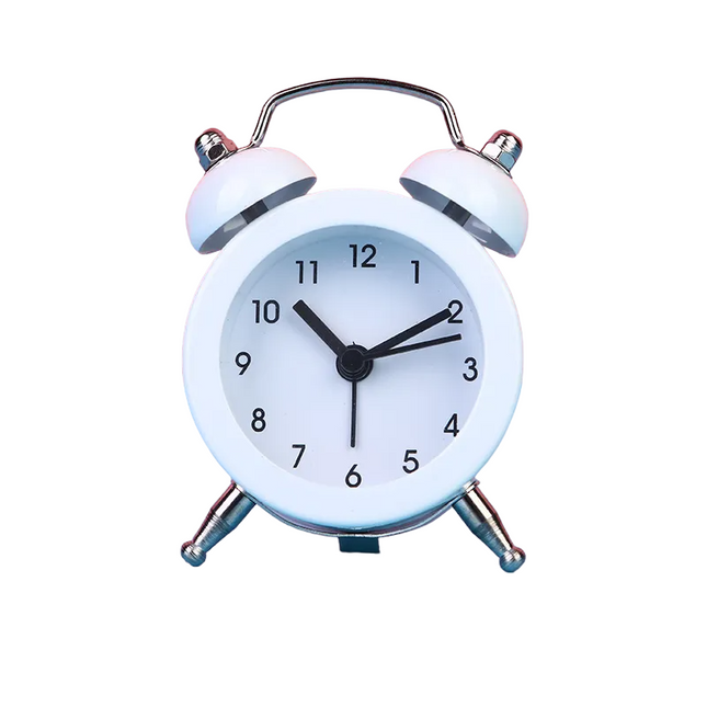 Kleine rode wekker met bellen