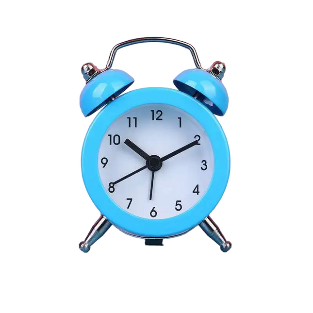 Kleine rode wekker met bellen