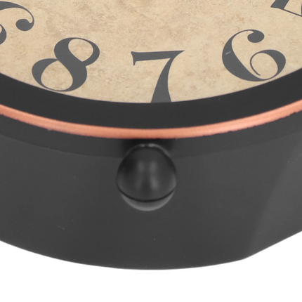 Ronde vintage wekker retro stijl