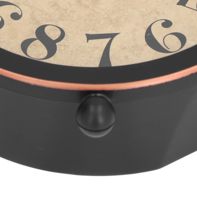 Ronde vintage wekker retro stijl